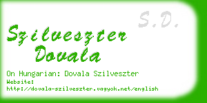 szilveszter dovala business card